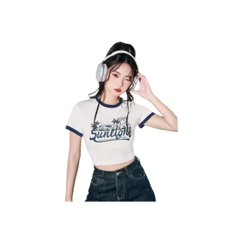 Tonlion T Shirts Women's White