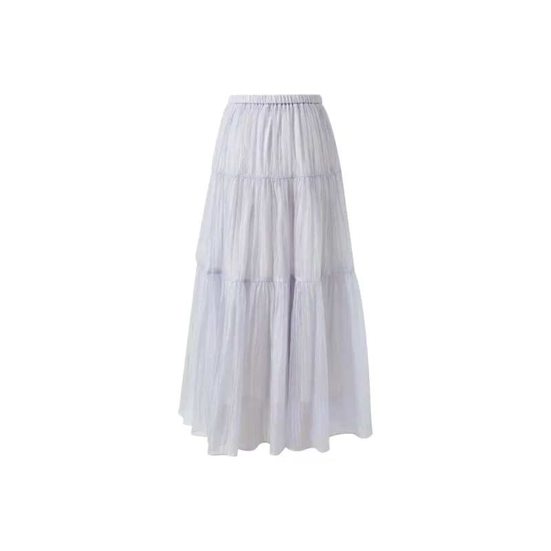 3COLOUR Casual Long Skirt Women's-1