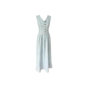 FLIM Sleeveless Dresses Women's Light Blue