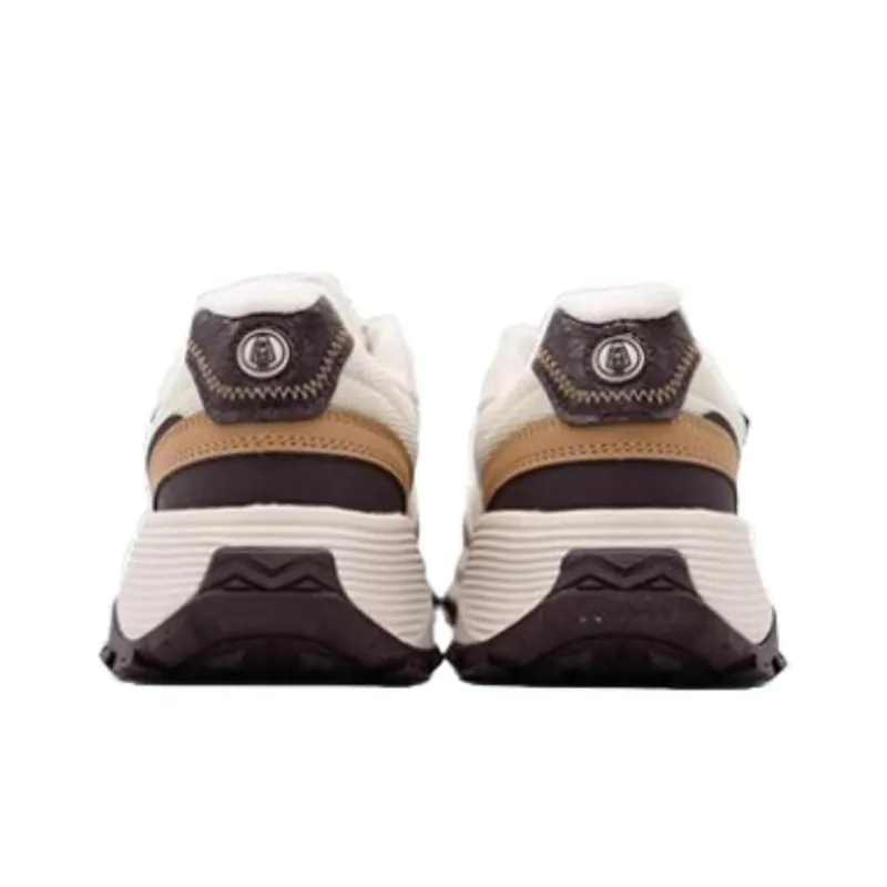 361° Anti Slip And Wear Resistant Coverage Low Top Casual Shoes Men's Beige Brown-3