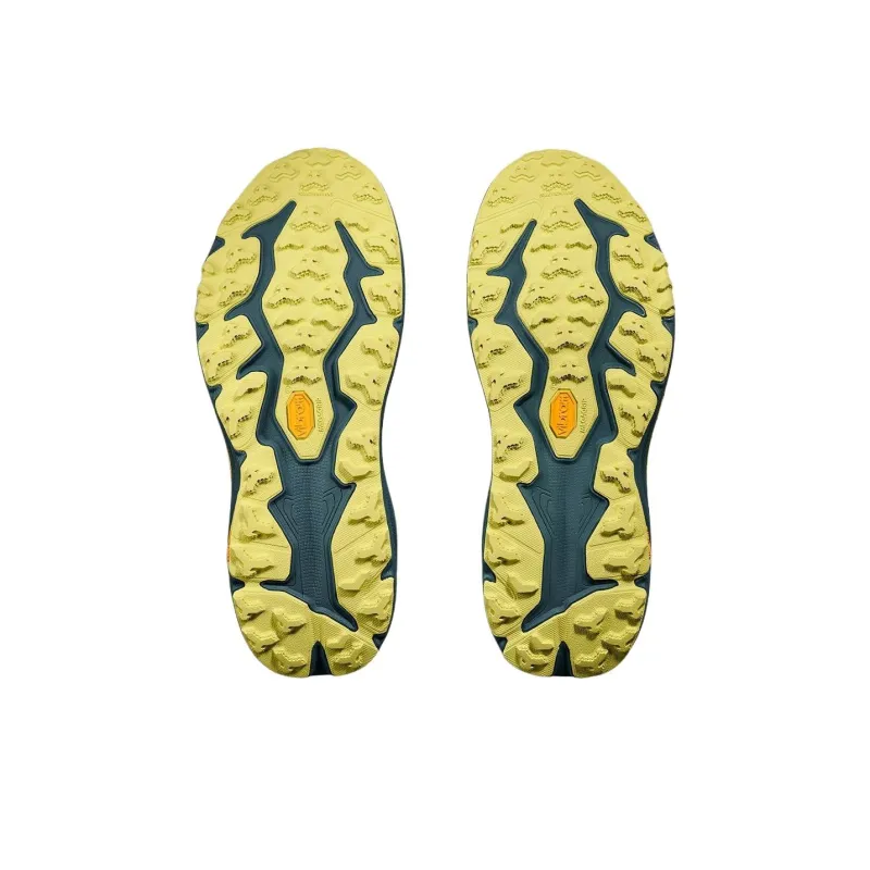 HOKA ONE ONE Speedgoat 6 Cushioning, Wear Resistant Low Top Running Shoes Men's Yellow Orange-7