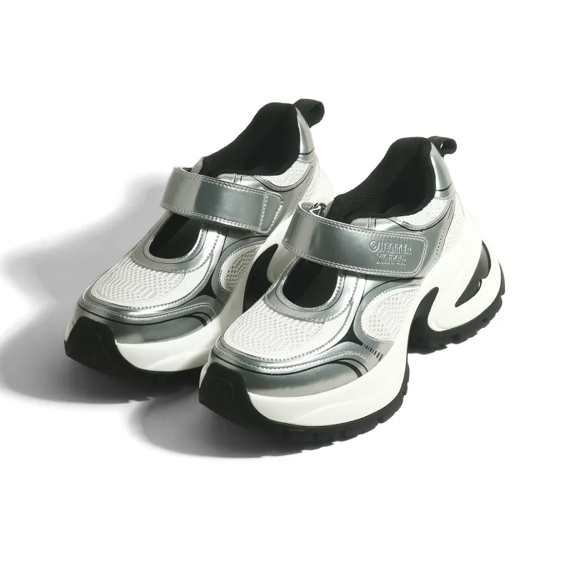 CHENTER KATER Shock Absorbers With Slip Resistant And Abrasion Resistant Properties Low Top Casual Shoes Women's-1