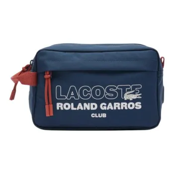LACOSTE Polyester Toiletry Bag Unisex Blue