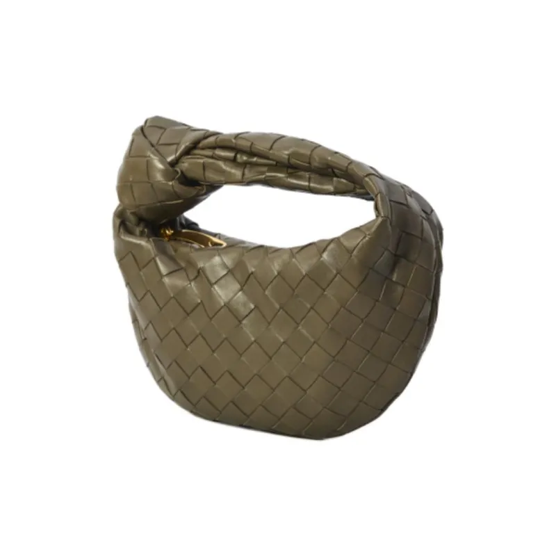 Bottega Veneta JODIE Lambskin Handbag Mini Women's Green-1