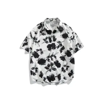 SIFLYTO Shirts Unisex Ink Flower Shadows