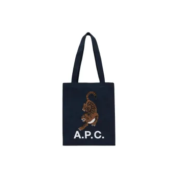 A.P.C Cotton Handbag, Shoulder Bag Regular Men's Black