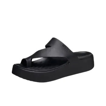Crocs EVA Slip Resistant Flip Flops Women's Black