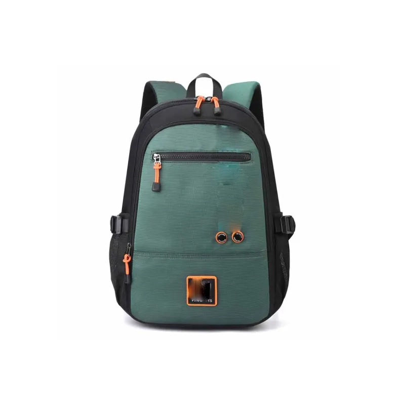 Boniu Nylon Fabric Backpack Unisex Black/Gray/Royal Blue/Jasper/Gray Green-6