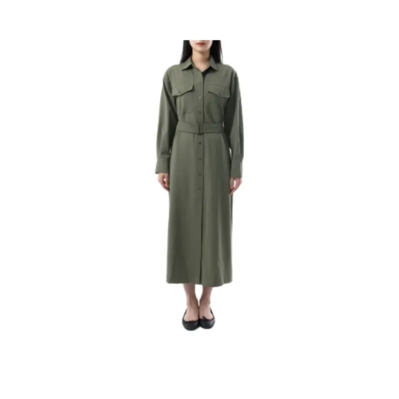 MaxMara Long Sleeved Dress Women's Green-0