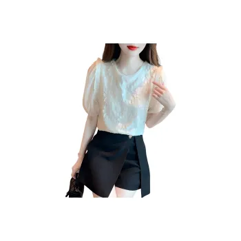 XIANSINIAO Chiffon Shirt Women's