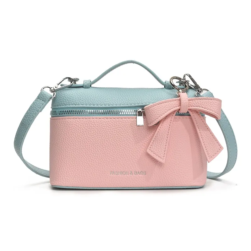 Meow In The Grass PU One Shoulder Handbag Women's Multicolor-0