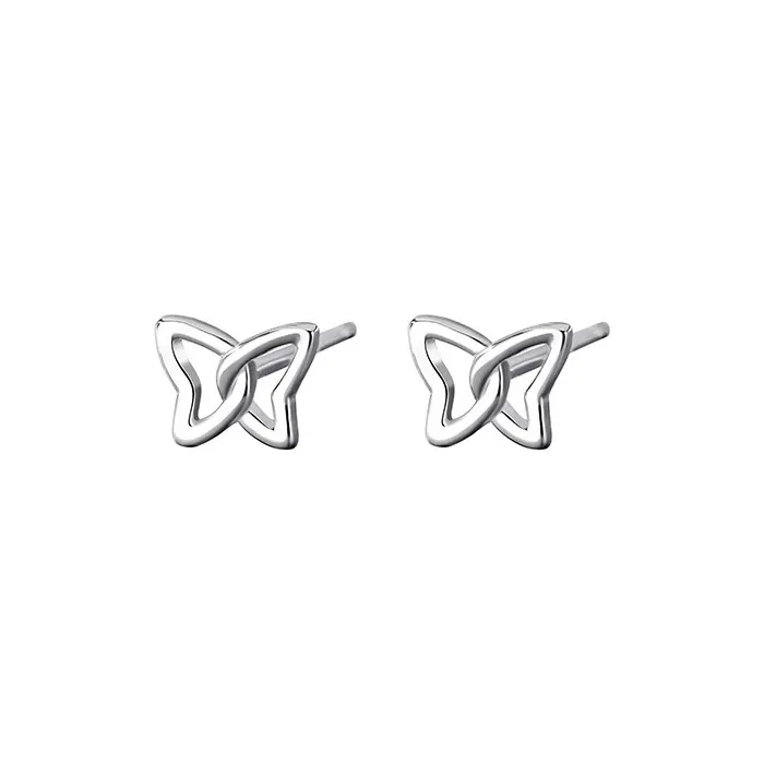 CENTURY&KINDLE 999 Fine Silver Stud Earrings Women's-0