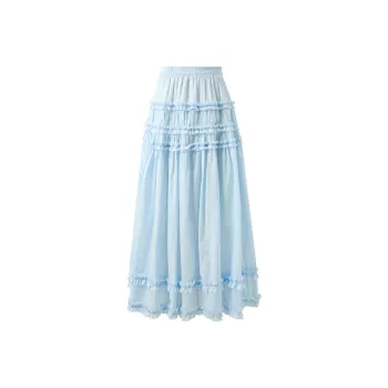 3COLOUR Casual Long Skirt Women's