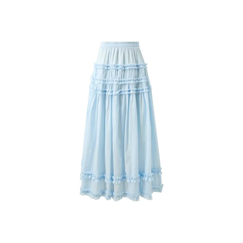 3COLOUR Casual Long Skirt Women's-0
