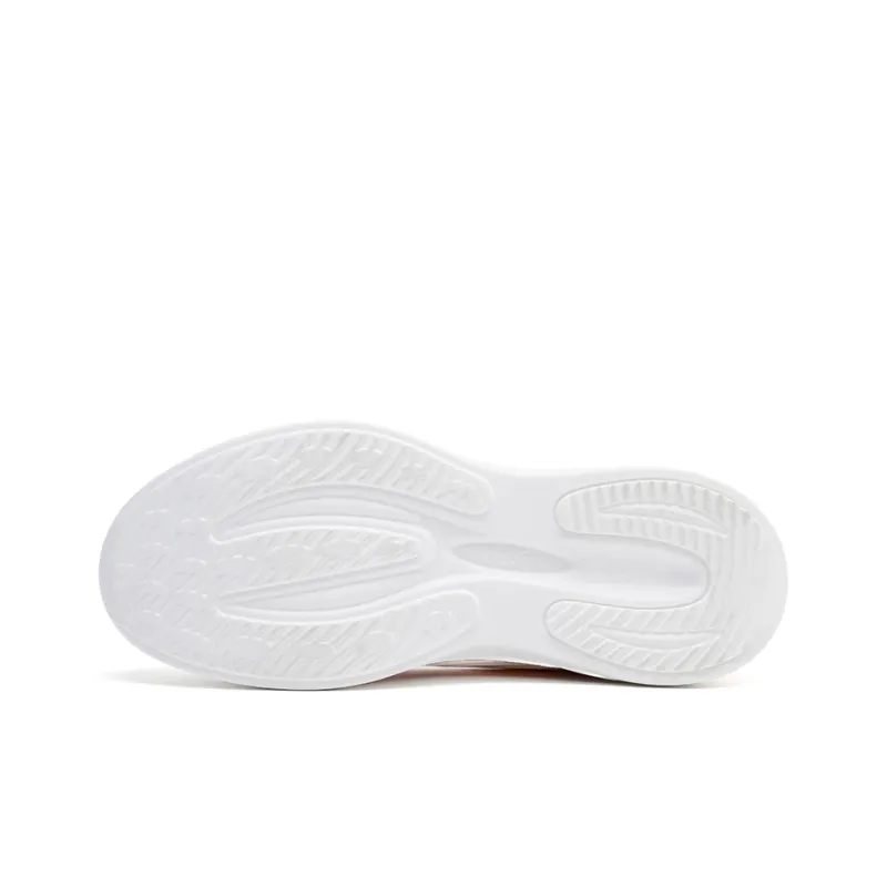 Warrior Cushioning, Wear Resistant Low Top Casual Training Running Shoes Women's White Pink-4
