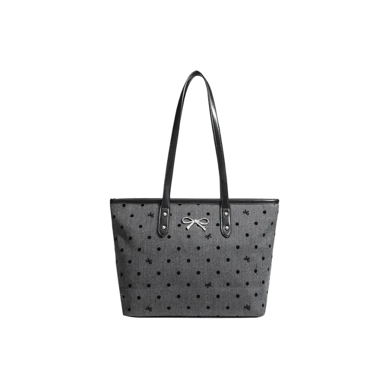 Juju Jimmy Artificial Leather Shoulder Bag Regular Women's Black Gray-0