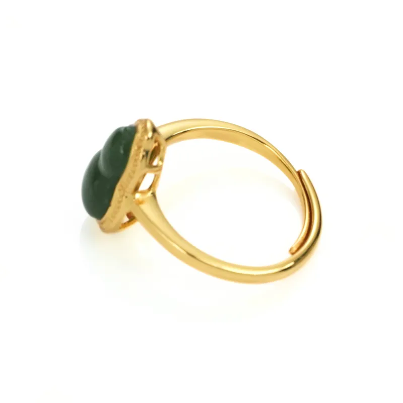 TIANTAISHAN Hetian Jade Rings Jasper Unisex-4