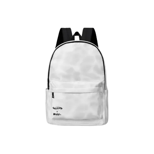 ONRF SOUNDBYTE Collaboration Polyester Backpack Medium Size Unisex White