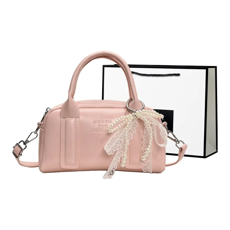 ALLDeaR PU Boston Bag, Shoulder Bag, Crossbody Bag, Handbag Women's Multicolor-6