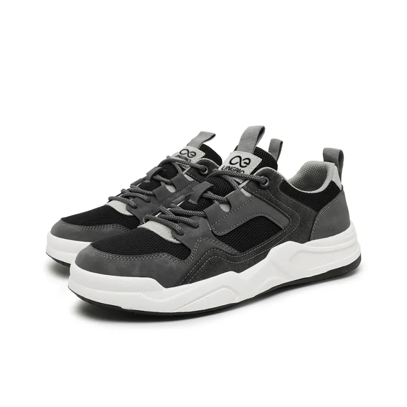 LINGPAO Shock Absorbers With Abrasion Resistant And Slip Resistant Properties Low Top Casual Shoes Men's-6
