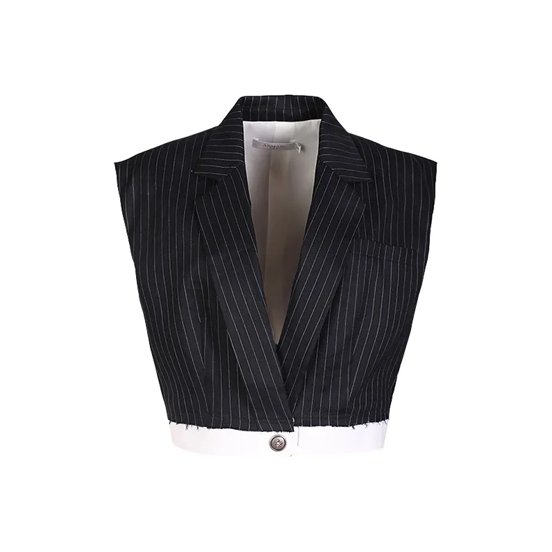 Anmani Vests Women's Deep Dark Blue-0