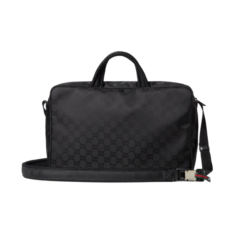 GUCCI Nylon Shoulder Bag, Crossbody Bag, Handbag Tubas Men's Black-3