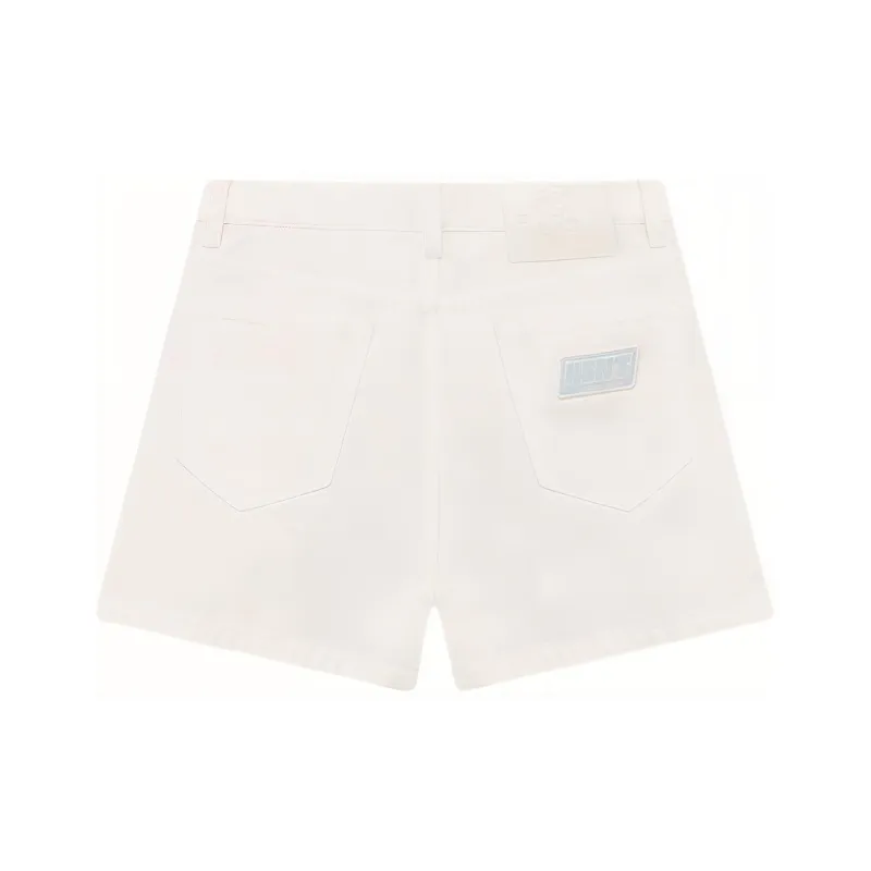 KENT&CURWEN SS25 Denim Shorts Women's White-1