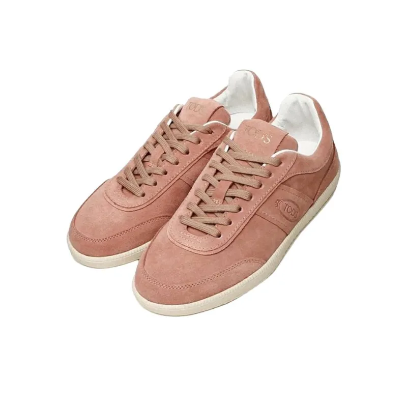 TOD'S Low Top Skateboard Shoes Women's Pink-2