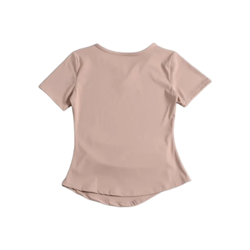GUAILILUOLI Yoga T Shirt Women's-1