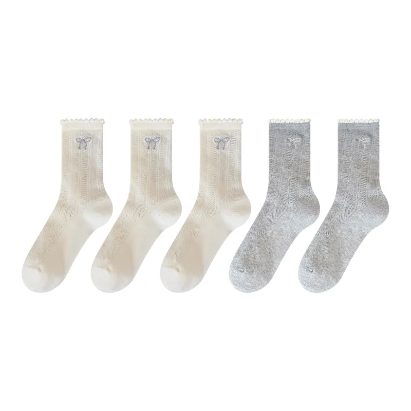 XXLLG Mid Calf Socks Women's Combo Set-0