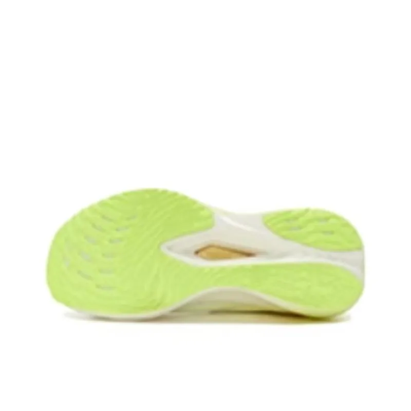 QIAODAN Shock Absorbers With Slip Resistant Features Low Top Casual Running Shoes Women's White Yellow Green-1
