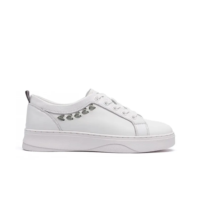 Spider King Low Top Skateboard Shoes Women's Gray-2