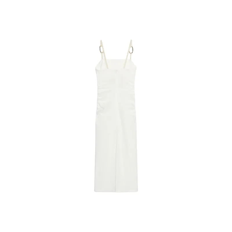 ZARA Slip Dresses Women's White-1