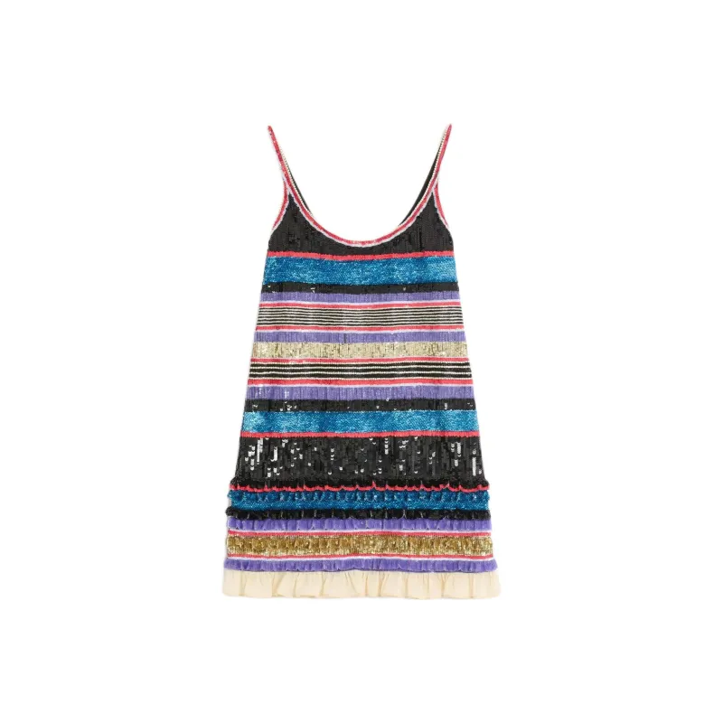 Valentino SS25 Slip Dress Women's Multicolor-0