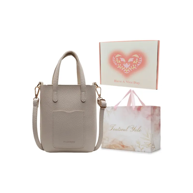 TOUTSEUL YOLO PU Shoulder Bag, Crossbody Bag, Handbag Women's White/Pink/Brown/Black-22