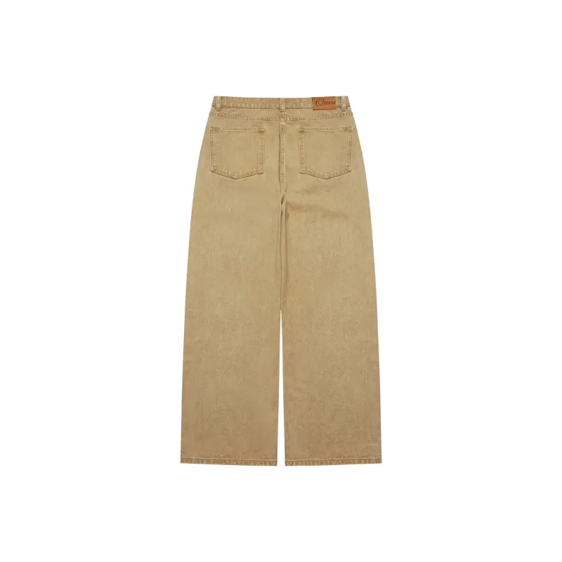 MDEHT Jeans Women's Light Brown-1