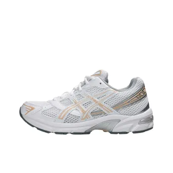 Asics Gel 1130 Anti Slip Wear Resistant Low Top Casual Running Shoes Unisex White Gold