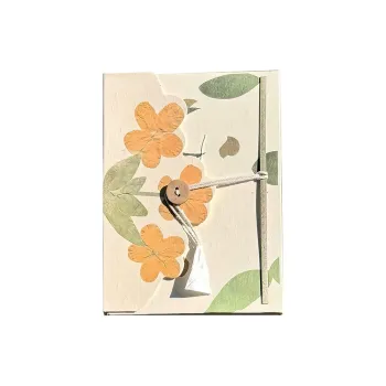 YUANPU Creative Nepal Handcrafted DIY Natural Material Bunkokata Plant Good Looking Note Pocket Planners
