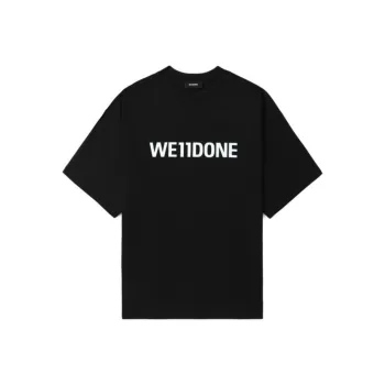 WE11DONE T Shirts Men Black