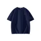 [100% cotton]Navy Blue (Hb Geometric Embroidered Chest Logo)