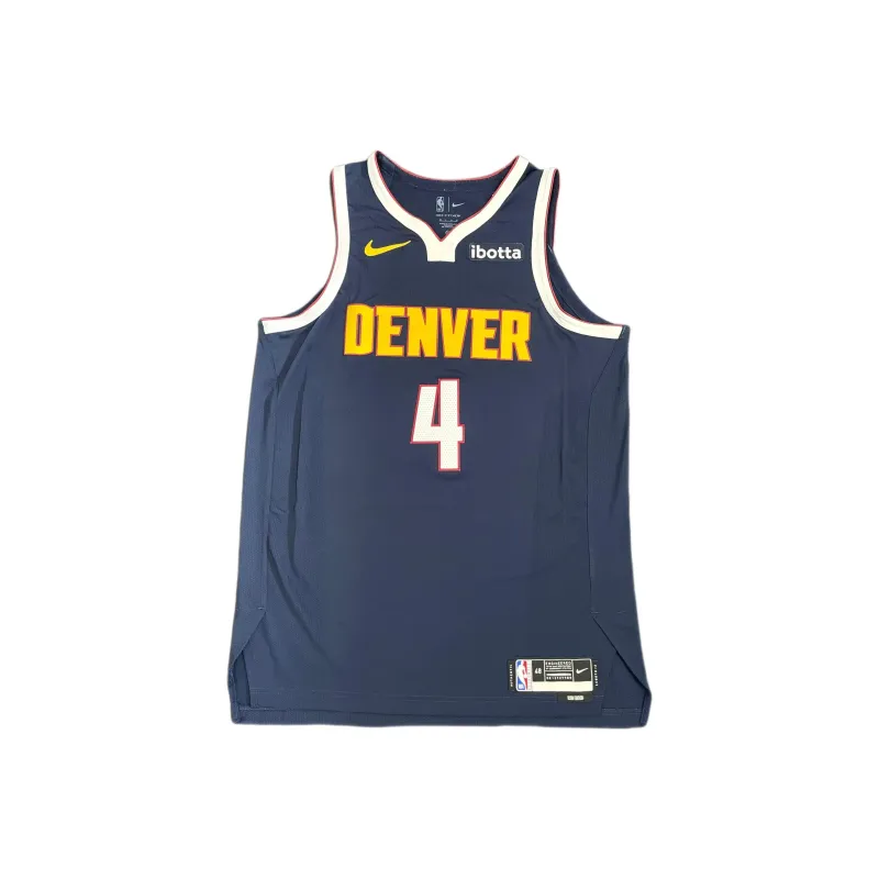 Nike x NBA Denver Nuggets Basketball Jersey Men's Dark Blue-0