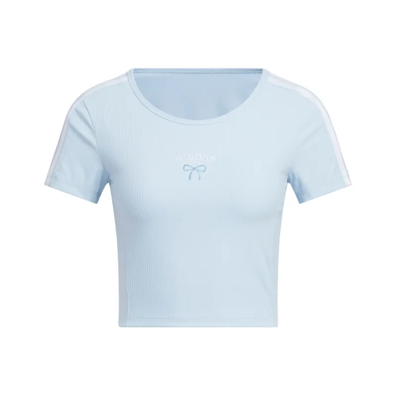Adidas SS25 T Shirt Women's Blue/White-0