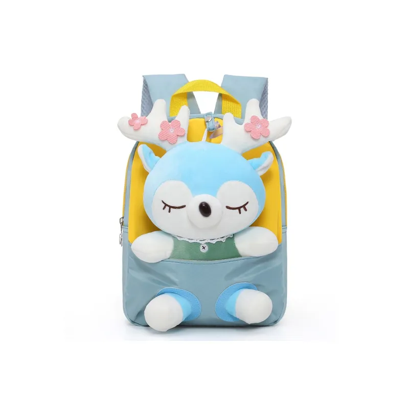 Rainbow Girl Nylon Fabric Backpack Kids' Multicolor-0