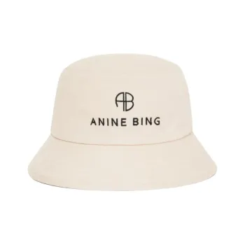Anine Bing Cotton Bucket Hats Women's White
