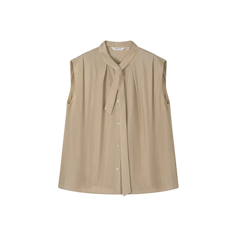 Mo Han Yi Mei Shirts Women's Khaki-0