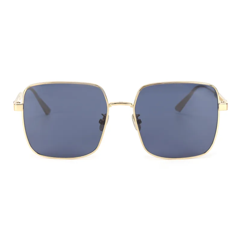 DIOR Cannage S1U Square Sunglasses Gold-1