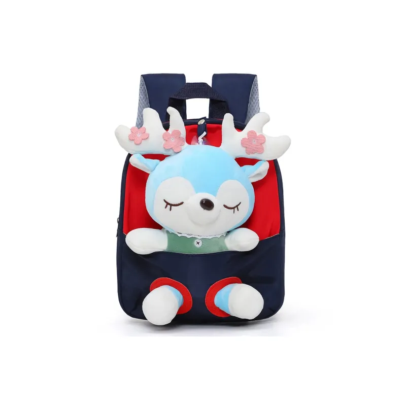 Rainbow Girl Nylon Fabric Backpack Kids' Multicolor-15