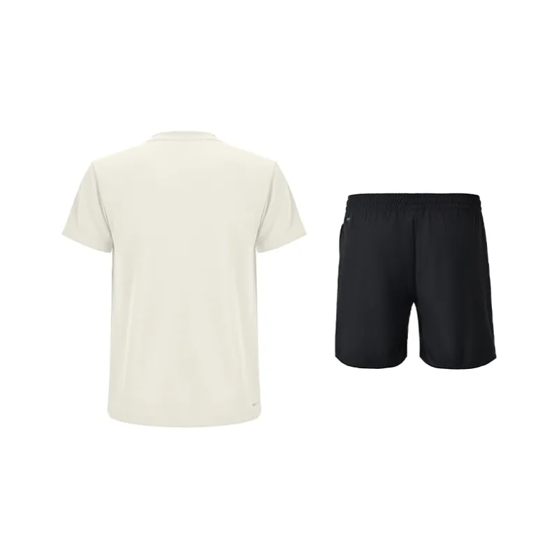 LiNing Casual Sportswear Unisex White Black-1