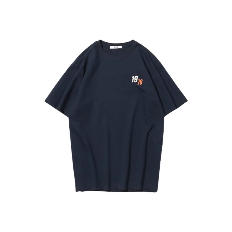 ZUO T Shirts Men Navy Blue-0