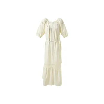 3COLOUR Short Sleeved Dress Women's Ecru